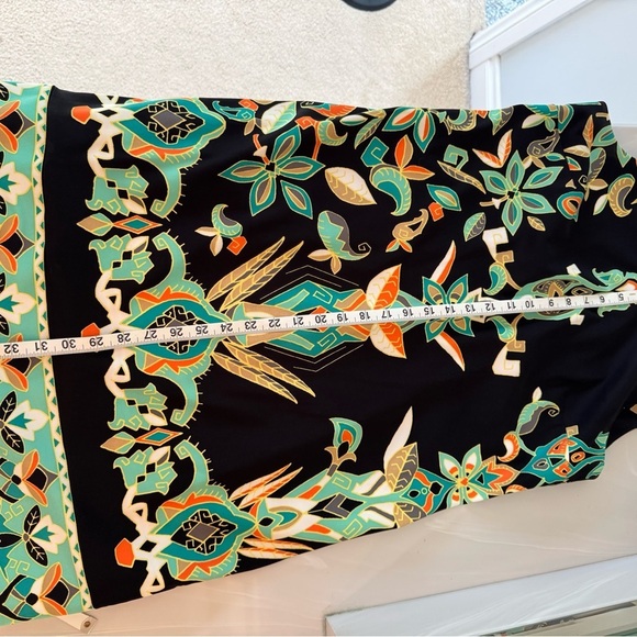 Kim Rogers Black and Green Sleeveless Sheath Mini Dress Size 12 - Picture 6 of 13